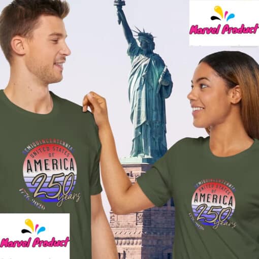 Patriotic 250th Anniversary Shirt - Image 4