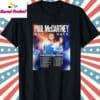 Paul McCartney Got Back Tour Dates 2025 T Shirt Black