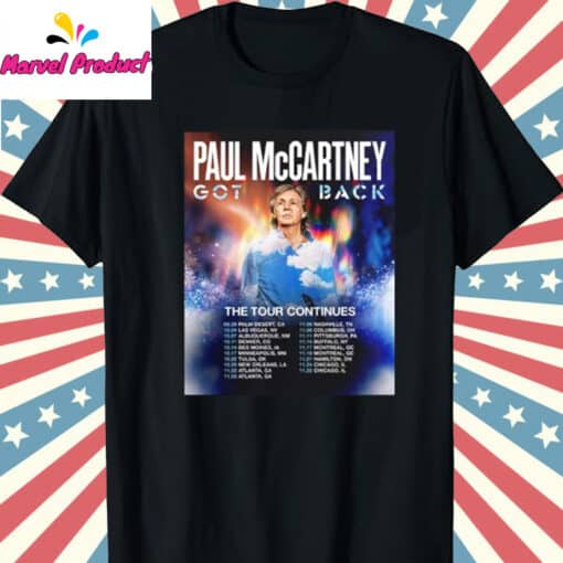 Paul McCartney Got Back Tour Dates 2025 Shirt