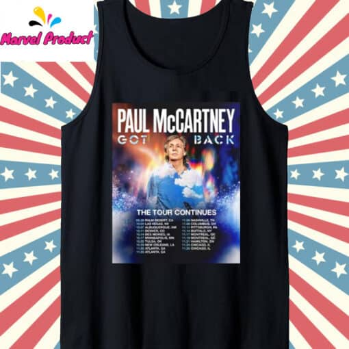 Paul McCartney Got Back Tour Dates 2025 Shirt - Image 2