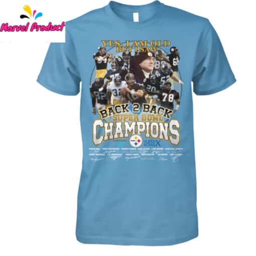 Pittsburgh Steelers Back 2 Back Super Bowl Champions Shirt - Image 2