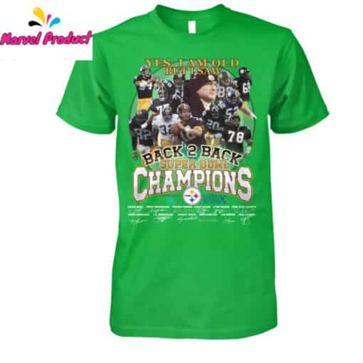 Pittsburgh Steelers Back 2 Back Super Bowl Champions Shirt - Image 3