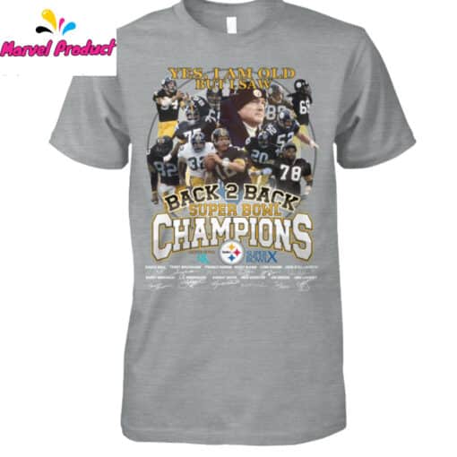 Pittsburgh Steelers Back 2 Back Super Bowl Champions Shirt - Image 4