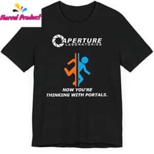 Portal Game Series Aperture Laboratories Illustration T-Shirt 12 Portal Game Series Aperture Laboratories Illustration T Shirt