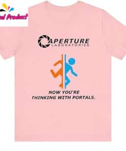 Portal Game Series Aperture Laboratories Illustration TShirt
