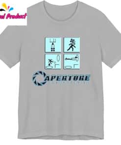 Portal Game Series Aperture Laboratories T Shirt 1