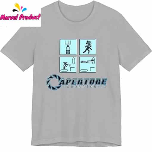 Portal Game Series Aperture Laboratories T-Shirt - Image 3