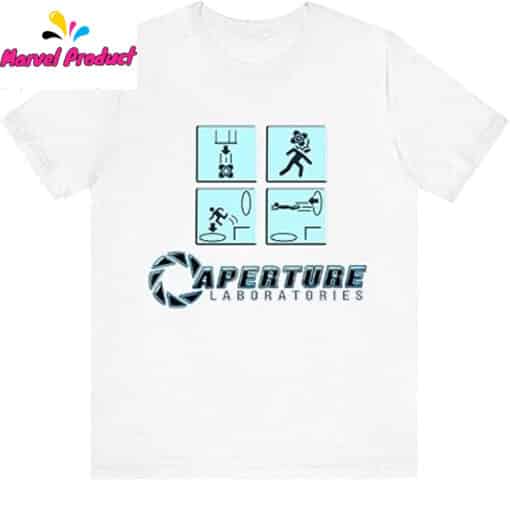 Portal Game Series Aperture Laboratories T-Shirt - Image 2