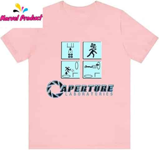 Portal Game Series Aperture Laboratories T-Shirt - Image 4