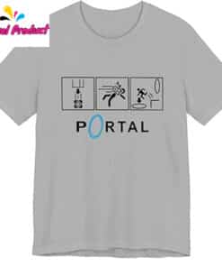 Portal Game Series Illustration T Shirt 1