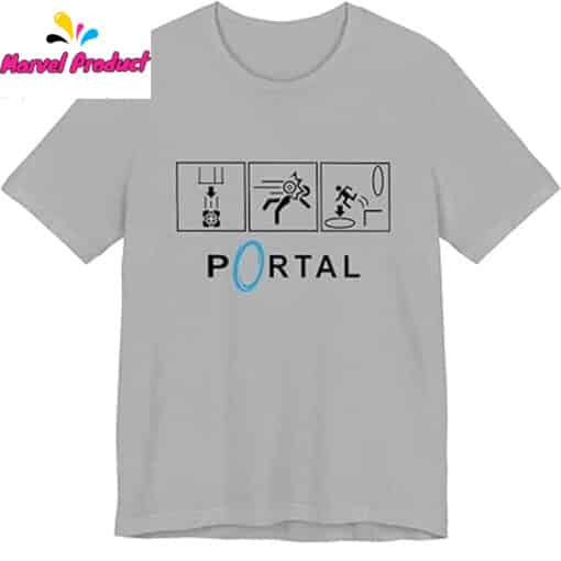 Portal Game Series Illustration T-Shirt - Image 3