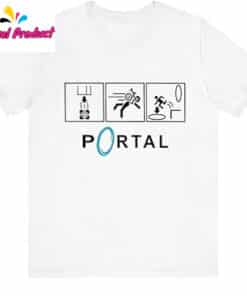 Portal Game Series Illustration T Shirt 2