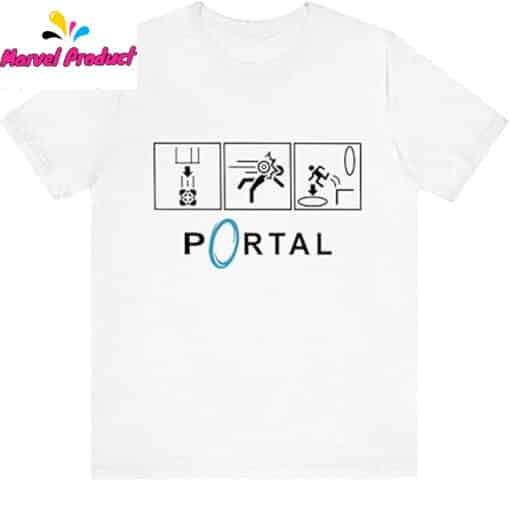 Portal Game Series Illustration T-Shirt - Image 2