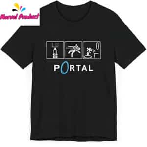 Portal Game Series Illustration T Shirt