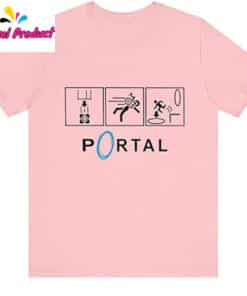 Portal Game Series Illustration TShirt