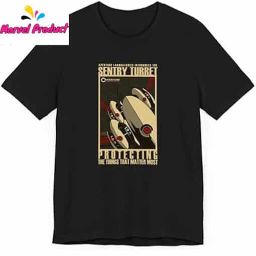 Portal Game Series Sentry Turret T-Shirt