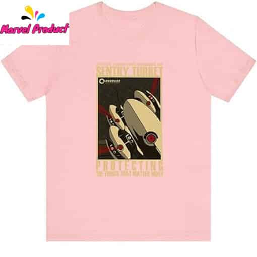 Portal Game Series Sentry Turret T-Shirt - Image 3