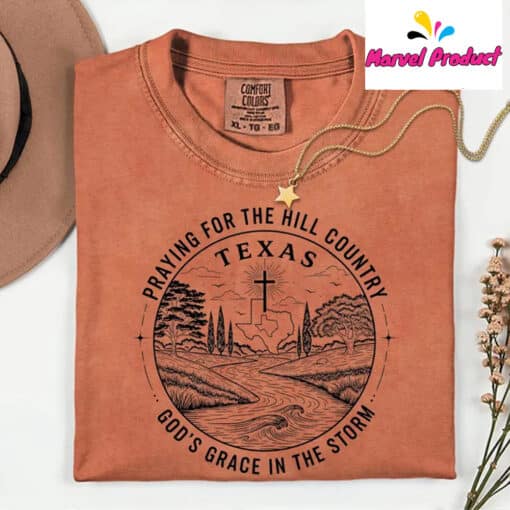 Pray for Texas Tee Camp Mystic Flood Shirt - Image 4