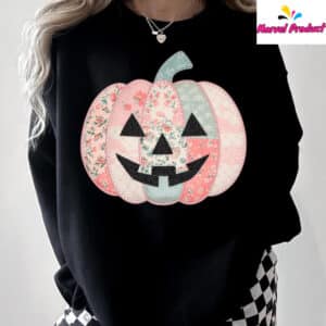 Preppy Floral Pink Pumpkin Shirt 12 Preppy Floral Pink Pumpkin Shirt