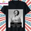 RIP Connie Francis 1937 2025 Memorial Mugshot Graphic Shirt 1