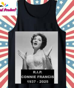 RIP Connie Francis 1937 2025 Memorial Mugshot Graphic Shirt3