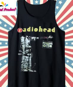 Radiohead OK Computer Album Art Fan Tank Top Black