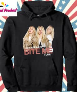 Renee Rapp Bite Me Tour Vintage Hoodie Black