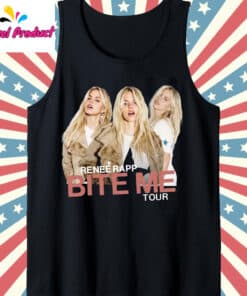 Renee Rapp Bite Me Tour Vintage Tank Top Black