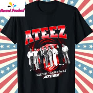 Retro Ateez Golden Hour Part 3 Shirt