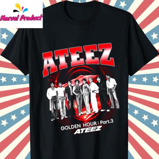 Retro Ateez Golden Hour Part 3 Shirt