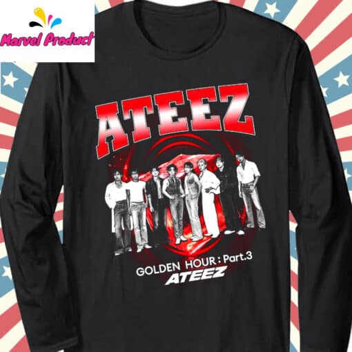 Retro Ateez Golden Hour Part 3 Shirt - Image 2