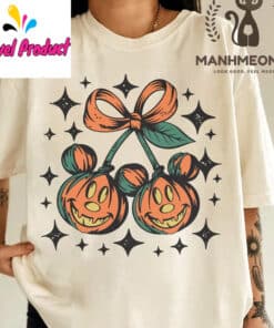 Retro Disney Pumpkin Mickey Shirt3