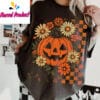 Retro Floral Pumpkin Shirt