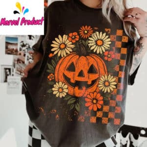 Retro Floral Pumpkin Shirt 10 Retro Floral Pumpkin Shirt