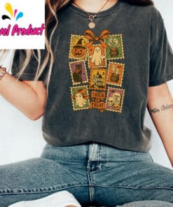 Retro Halloween Cat Ghost Shirt