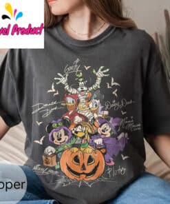 Retro Mickey & Friends with Signs Halloween Shirt