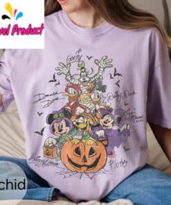 Retro Mickey Friends with Signs Halloween Shirt2