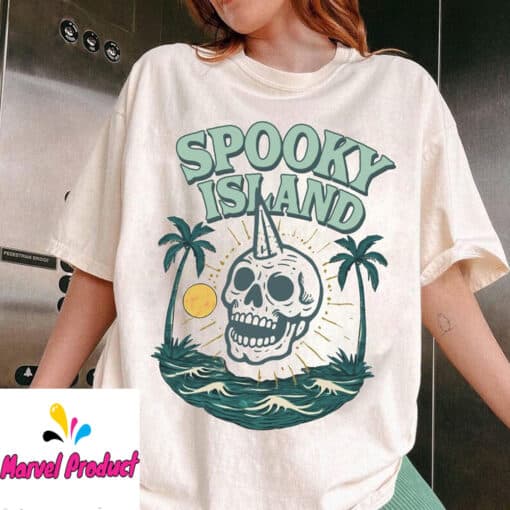 Retro Spooky Island Shirt - Image 2