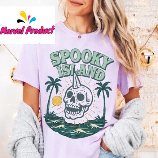 Retro Spooky Island Shirt - Image 3