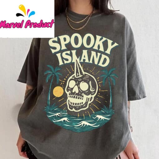 Retro Spooky Island Shirt - Image 4