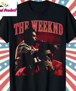 Retro The Weeknd Concert Fan Merch 2025 Tour Shirt