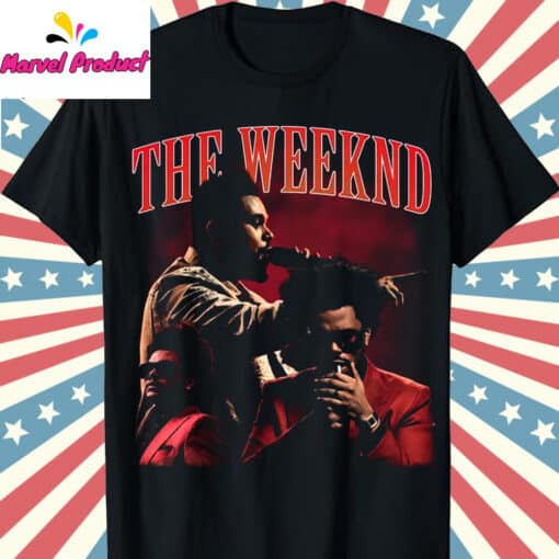 Retro The Weeknd Concert Fan Merch 2025 Tour Shirt