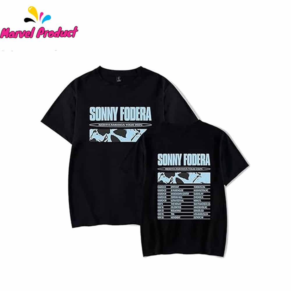 Sonny Fodera Tour 2025 T-Shirt promotional image
