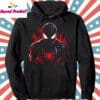 Spider Man Miles Morales Black Red Shirt