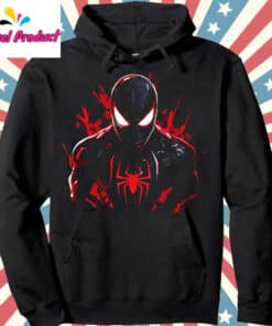Spider-Man Miles Morales Black Red Shirt