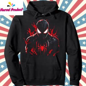 Spider-Man Miles Morales Black Red Shirt 14 Spider Man Miles Morales Black Red Shirt