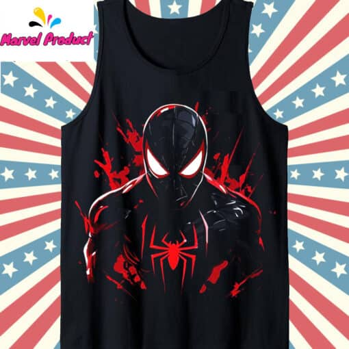 Spider-Man Miles Morales Black Red Shirt - Image 5