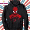 Spider Man Red and Black Graphic Shirt