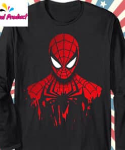 Spider Man Red and Black Graphic Shirt1