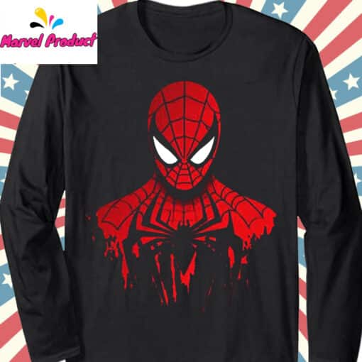 Spider-Man Red and Black Graphic Shirt - Image 2